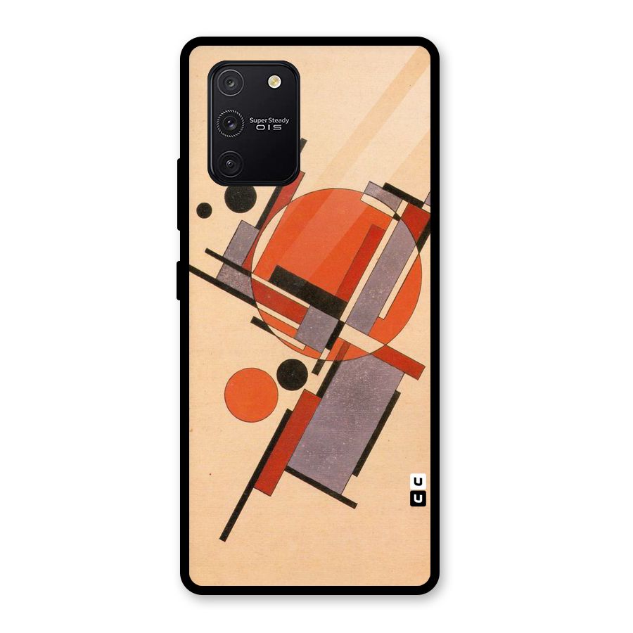 Geo Abstract Metrics Glass Back Case for Galaxy S10 Lite