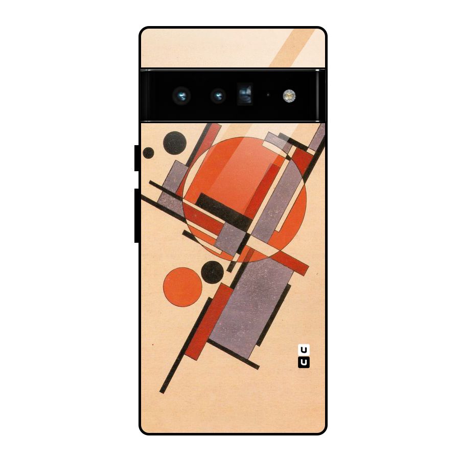 Geo Abstract Metrics Glass Back Case for Google Pixel 6 Pro