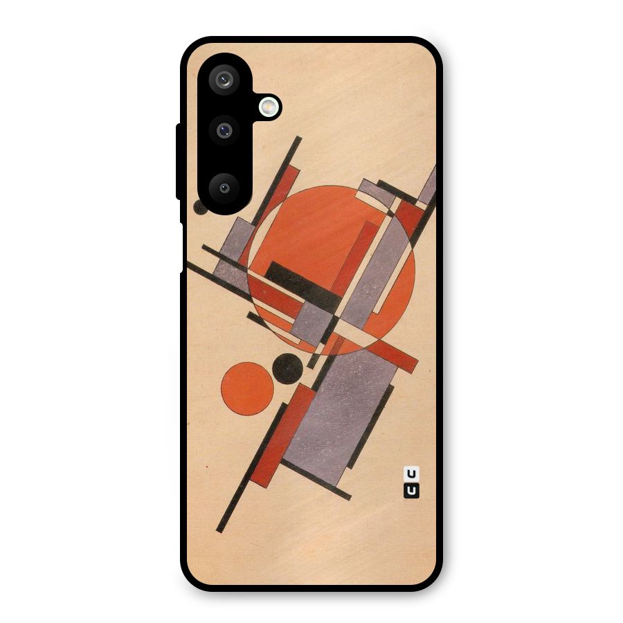Geo Abstract Metrics Metal Back Case for Galaxy M16