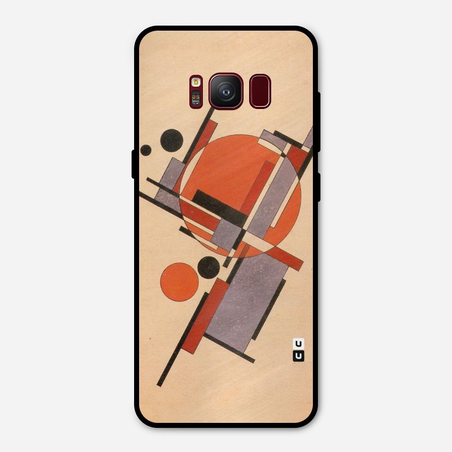 Geo Abstract Metrics Metal Back Case for Galaxy S8