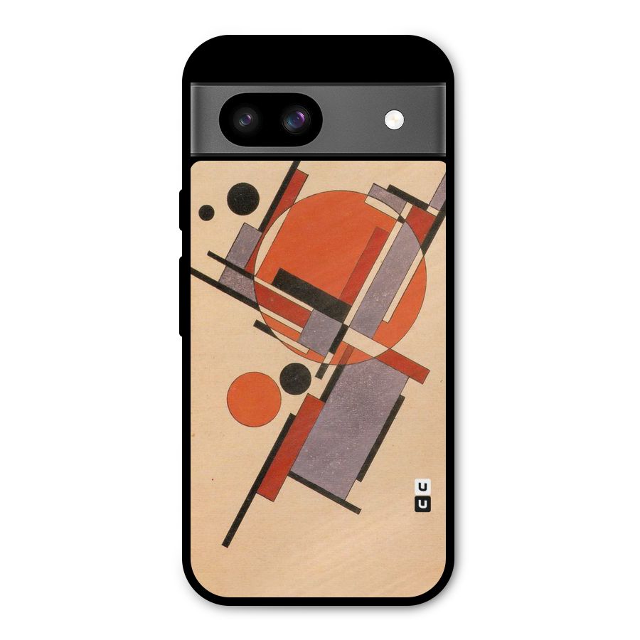 Geo Abstract Metrics Metal Back Case for Google Pixel 8a