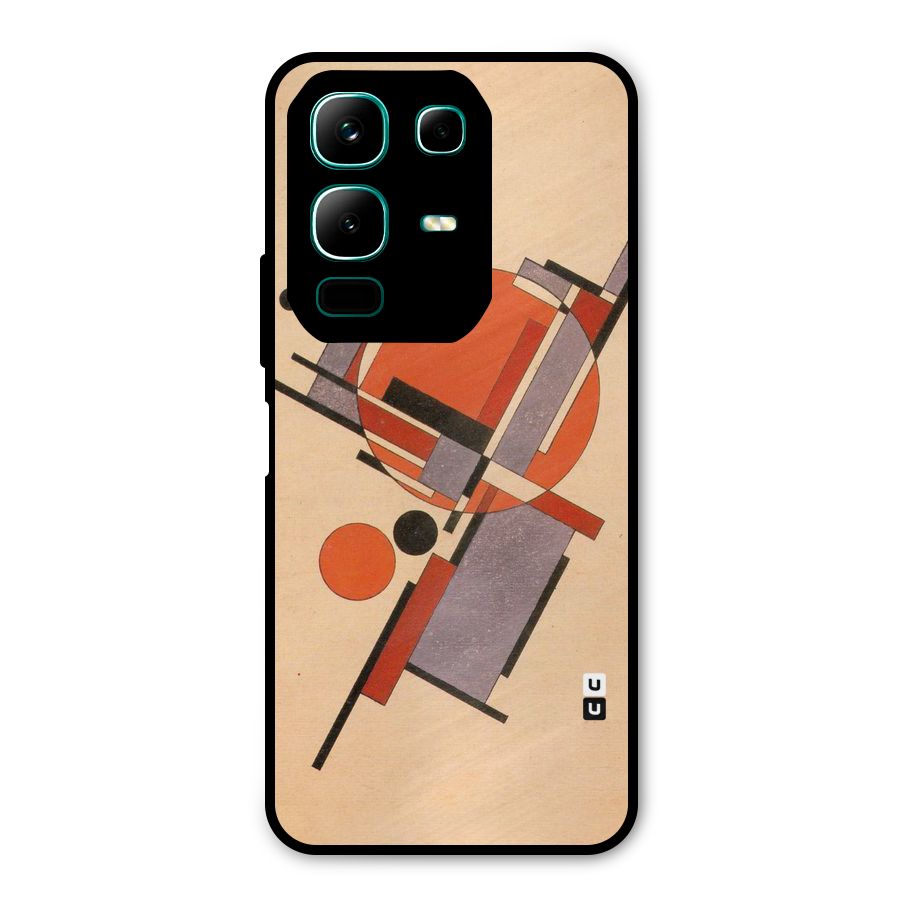 Geo Abstract Metrics Metal Back Case for Infinix Note 50x