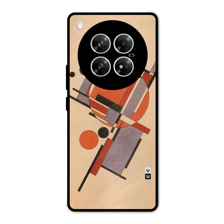 Geo Abstract Metrics Metal Back Case for Infinix Zero 40 5G