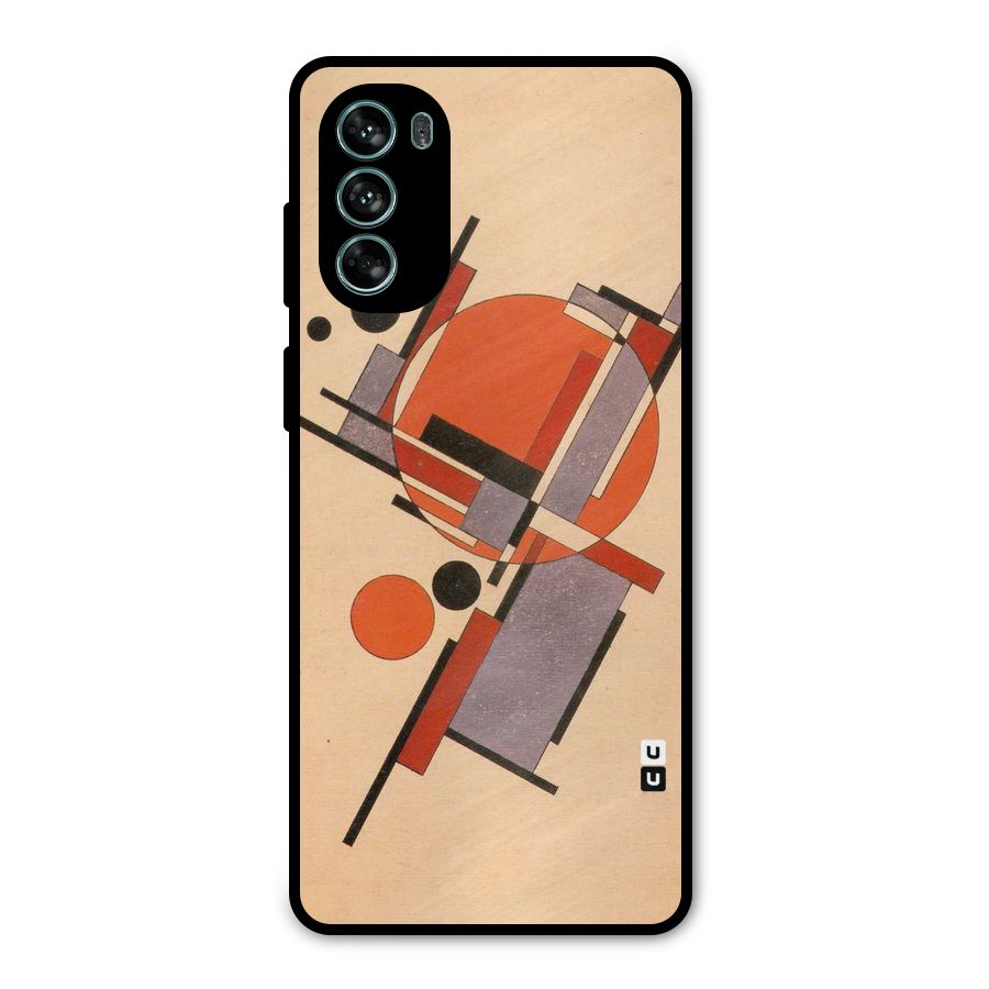 Geo Abstract Metrics Metal Back Case for Moto G62