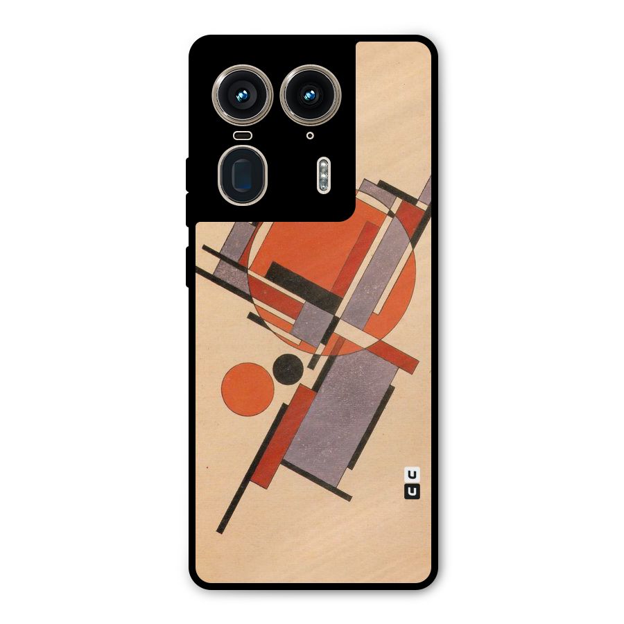 Geo Abstract Metrics Metal Back Case for Motorola Edge 50 Ultra