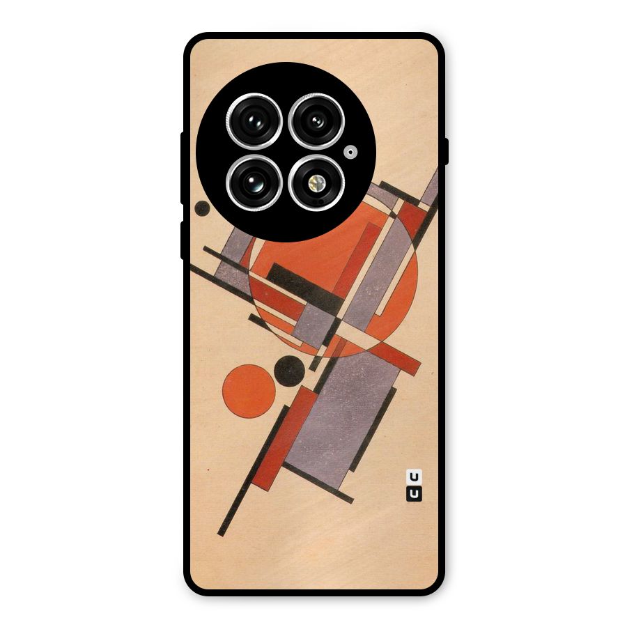 Geo Abstract Metrics Metal Back Case for OnePlus 13