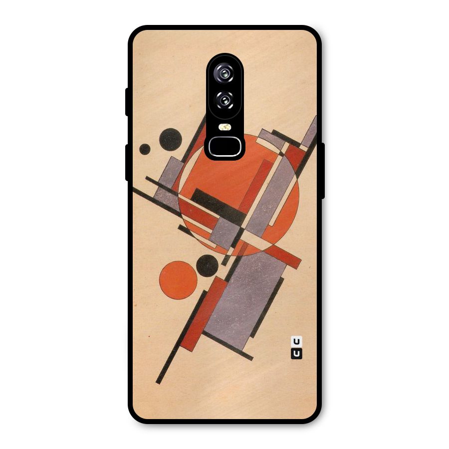 Geo Abstract Metrics Metal Back Case for OnePlus 6