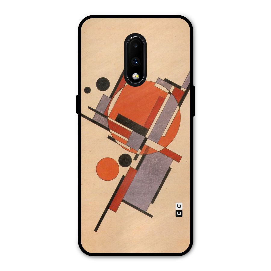 Geo Abstract Metrics Metal Back Case for OnePlus 7