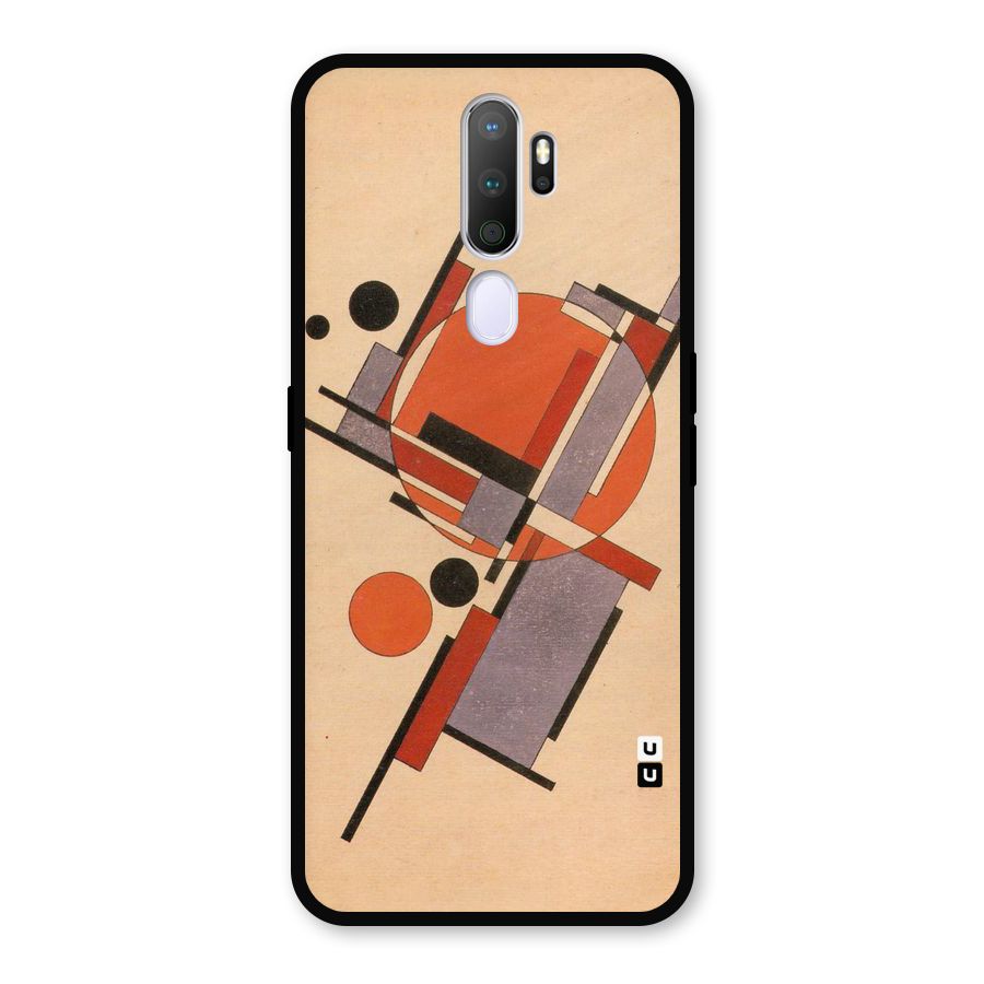 Geo Abstract Metrics Metal Back Case for Oppo A9 (2020)