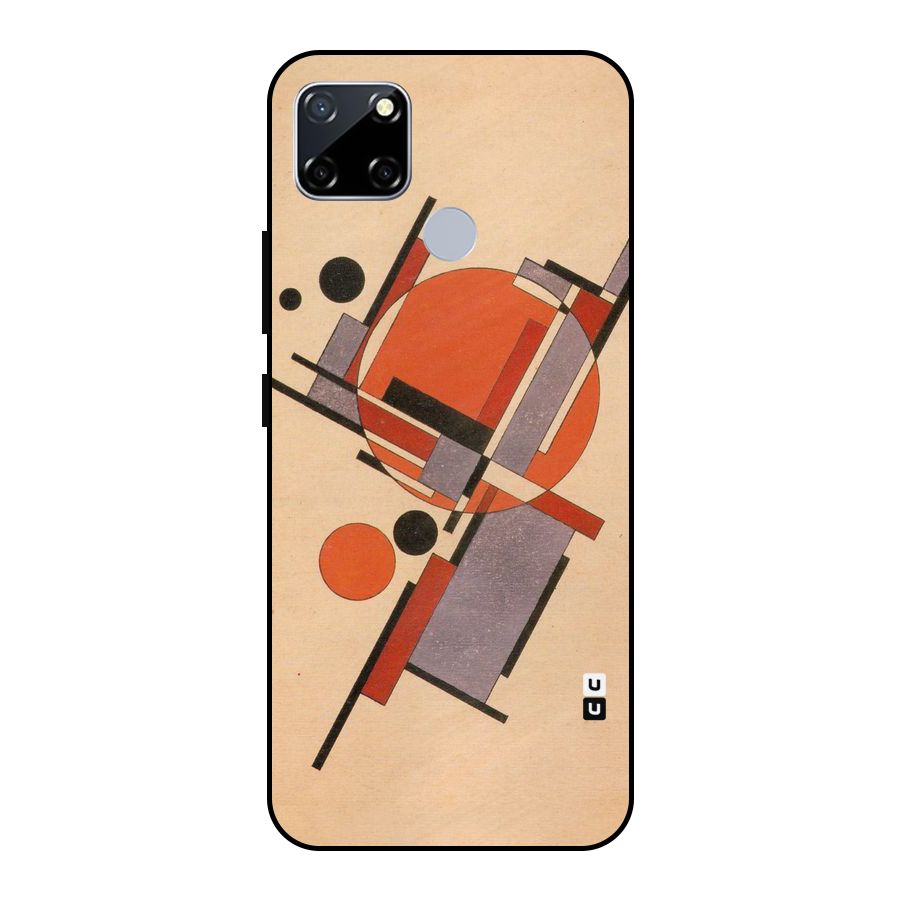 Geo Abstract Metrics Metal Back Case for Realme Narzo 20