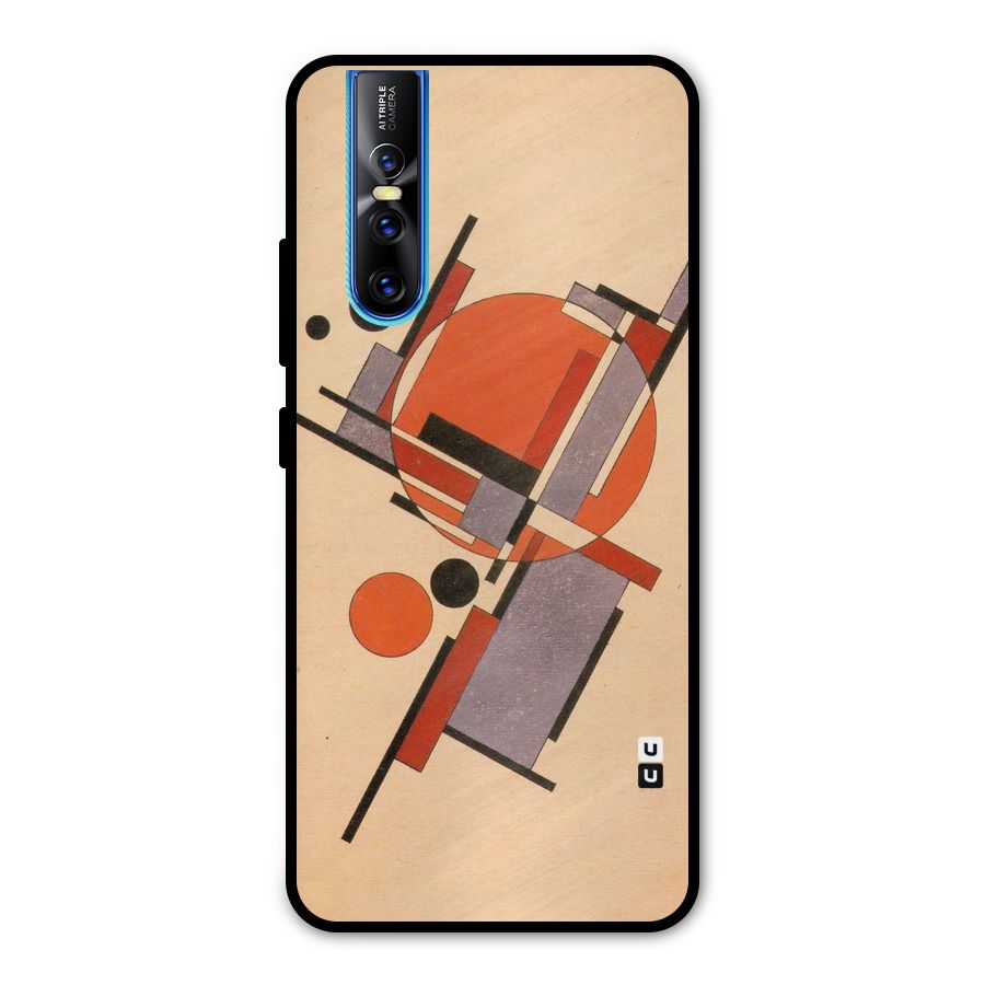Geo Abstract Metrics Metal Back Case for Vivo V15 Pro