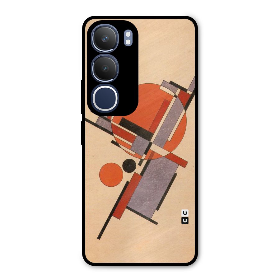Geo Abstract Metrics Metal Back Case for Vivo Y29