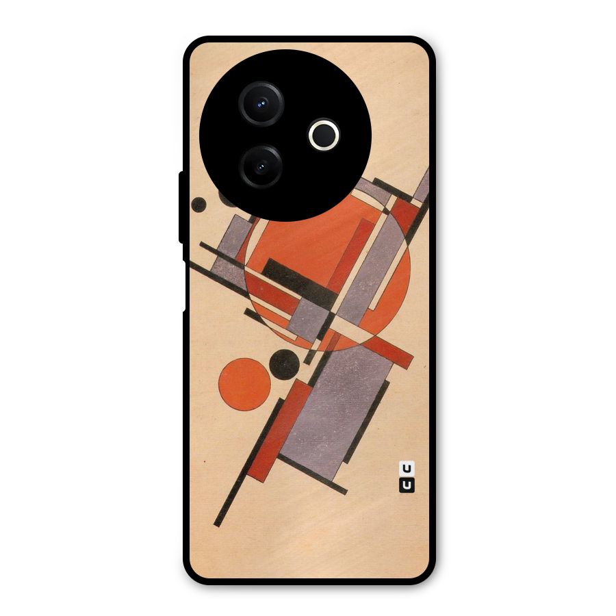 Geo Abstract Metrics Metal Back Case for Vivo Y39