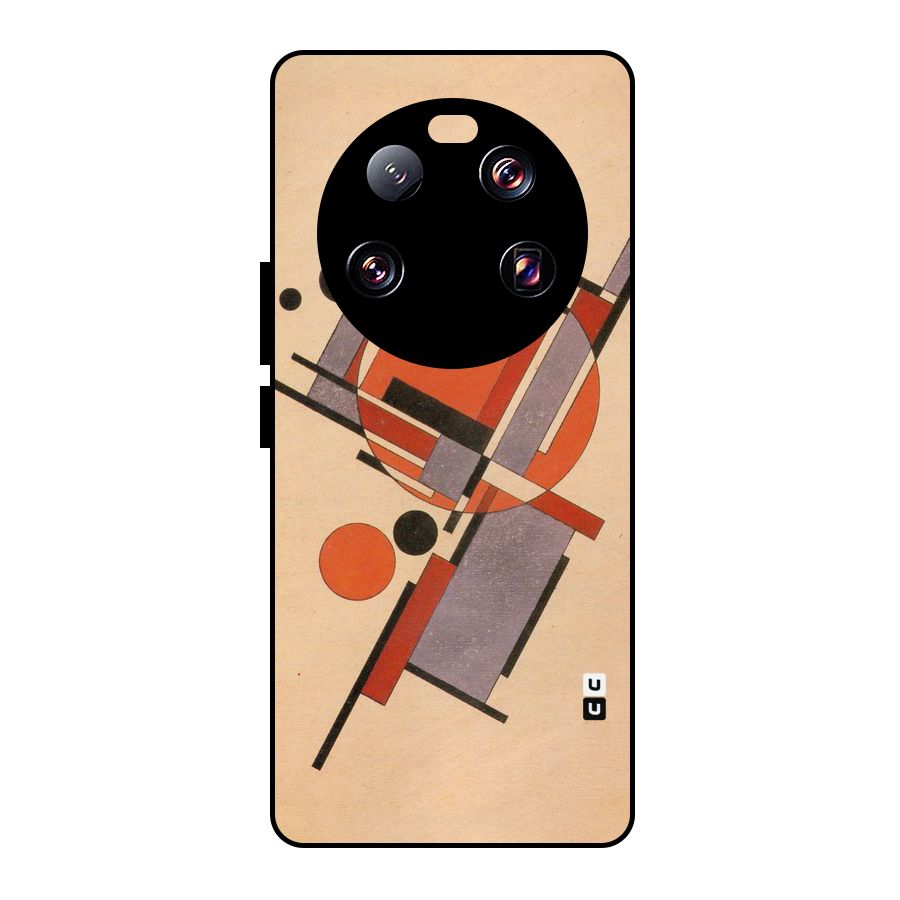 Geo Abstract Metrics Metal Back Case for Xiaomi 13 Ultra