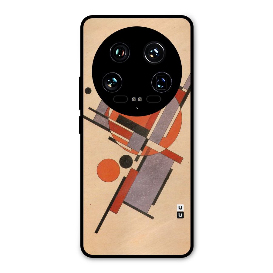 Geo Abstract Metrics Metal Back Case for Xiaomi 14 Ultra