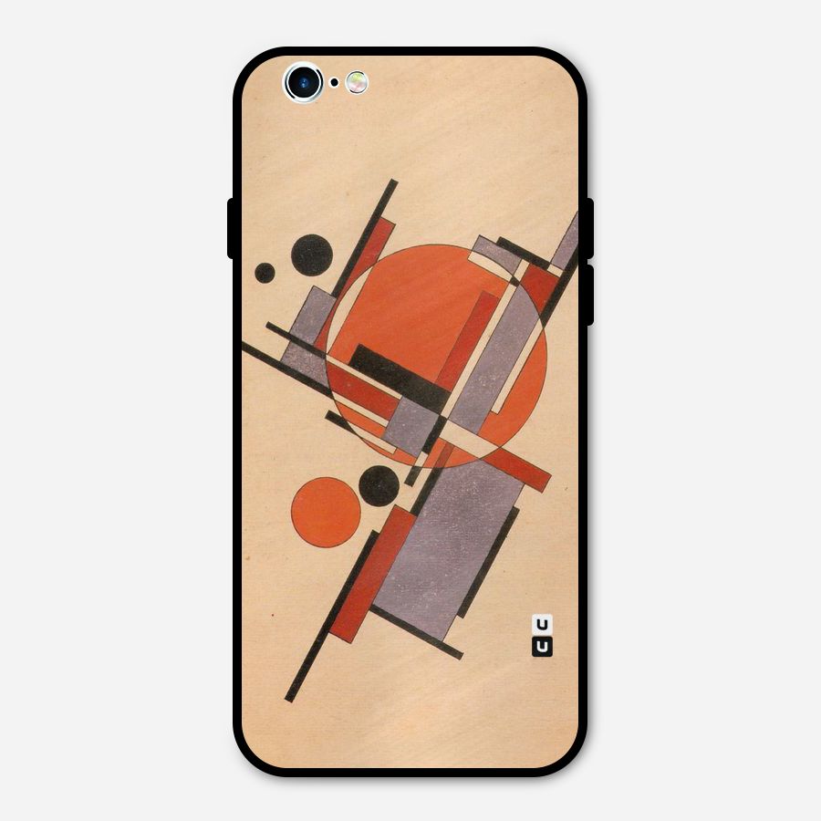 Geo Abstract Metrics Metal Back Case for iPhone 6 6s