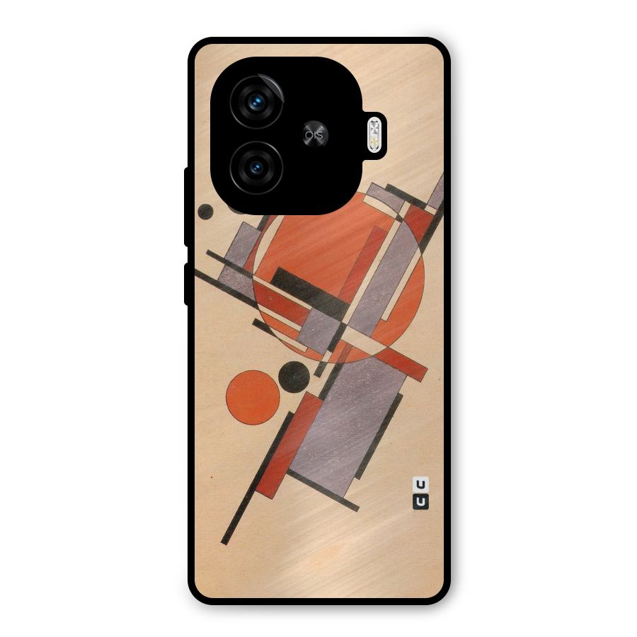 Geo Abstract Metrics Metal Back Case for iQOO Neo 10R
