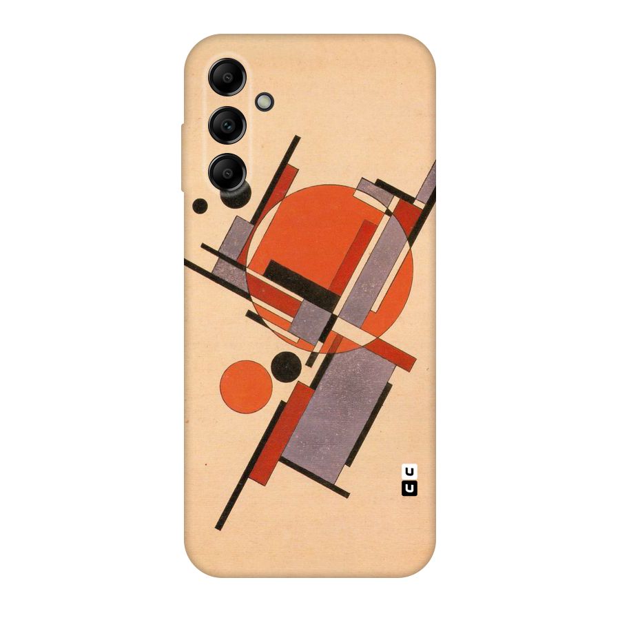 Geo Abstract Metrics Original Polycarbonate Back Case for Galaxy A14 5G