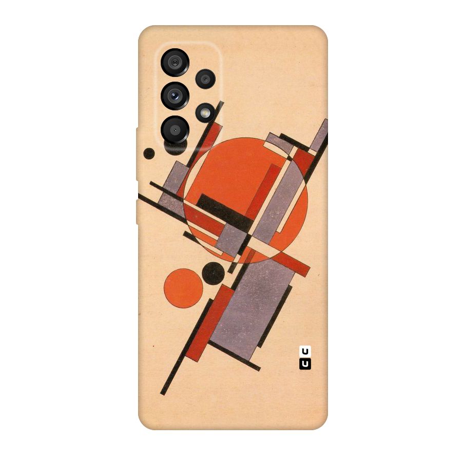 Geo Abstract Metrics Original Polycarbonate Back Case for Galaxy A53 5G