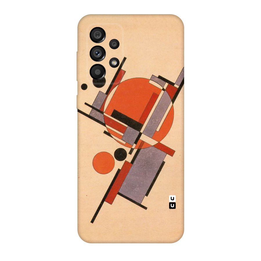 Geo Abstract Metrics Original Polycarbonate Back Case for Galaxy A73 5G