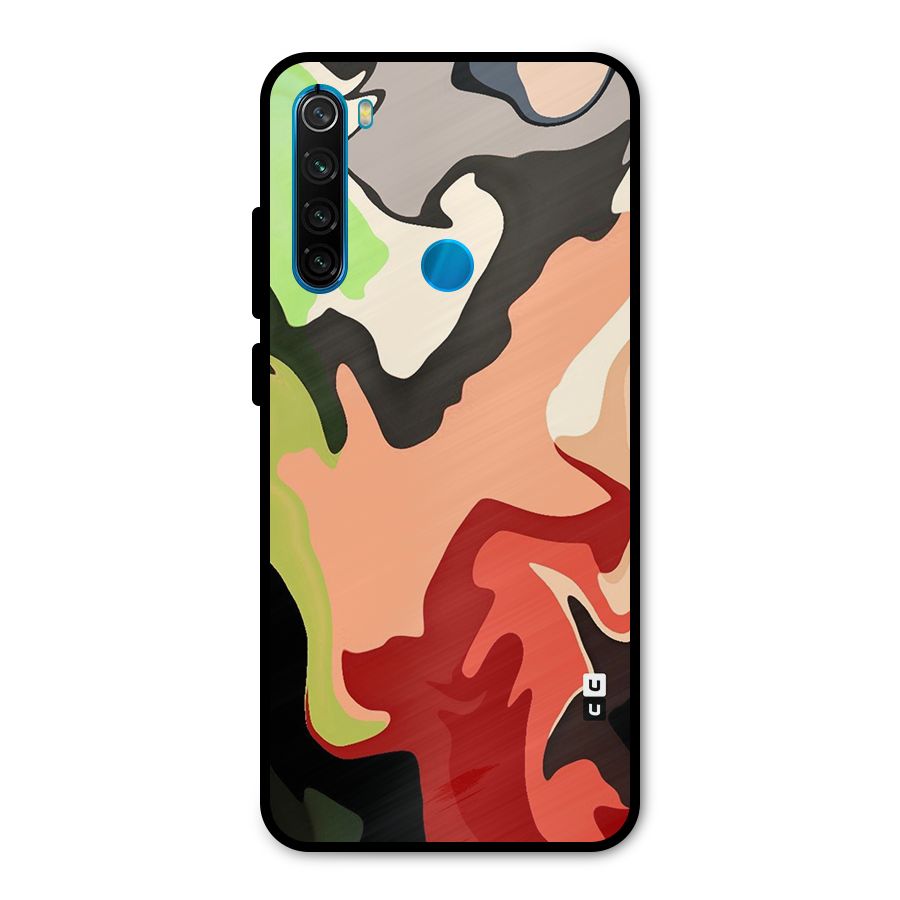 Geometric Abstract Acrylic Oil Pattern Art Metal Back Case for Redmi Note 8