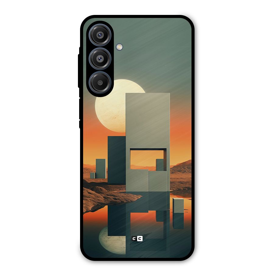 Geometric Sculpture Metal Back Case for Galaxy A16 5G