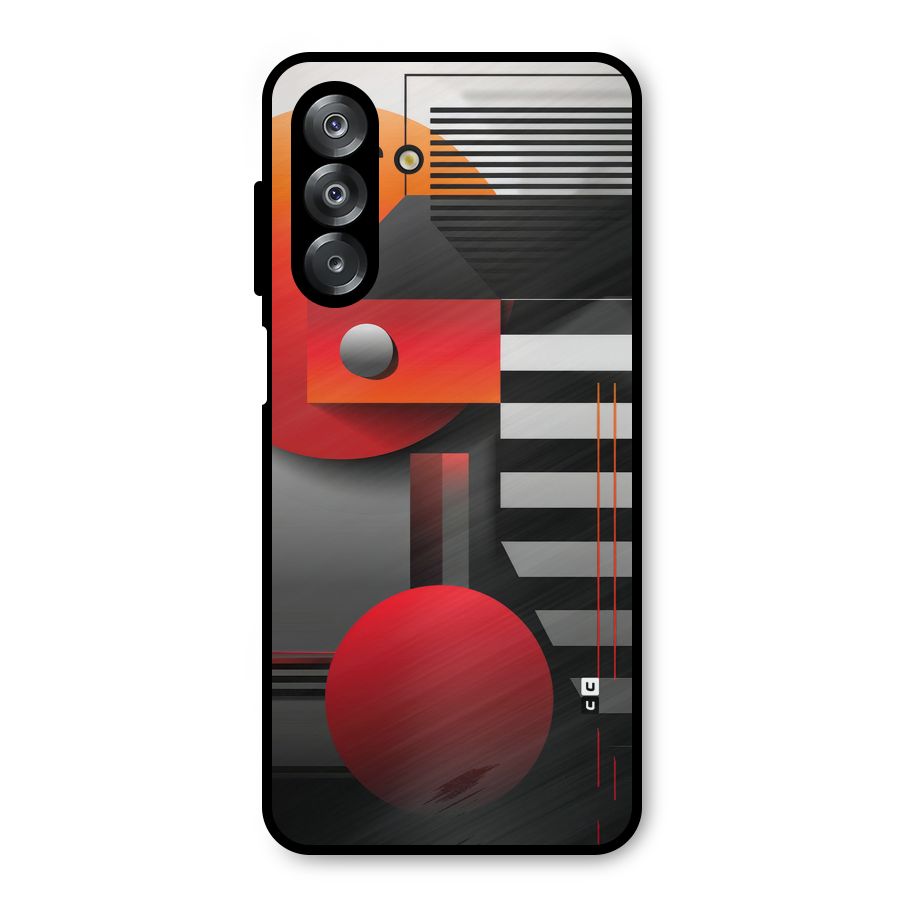 Geometrical Marvel Metal Back Case for Galaxy A26