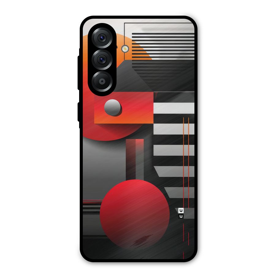 Geometrical Marvel Metal Back Case for Galaxy A36