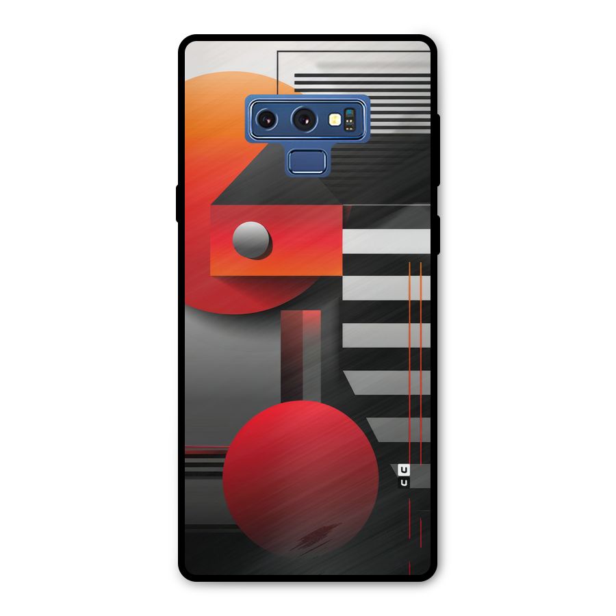 Geometrical Marvel Metal Back Case for Galaxy Note 9