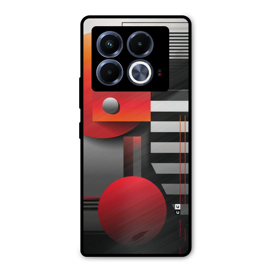 Geometrical Marvel Metal Back Case for Infinix Note 40 5G