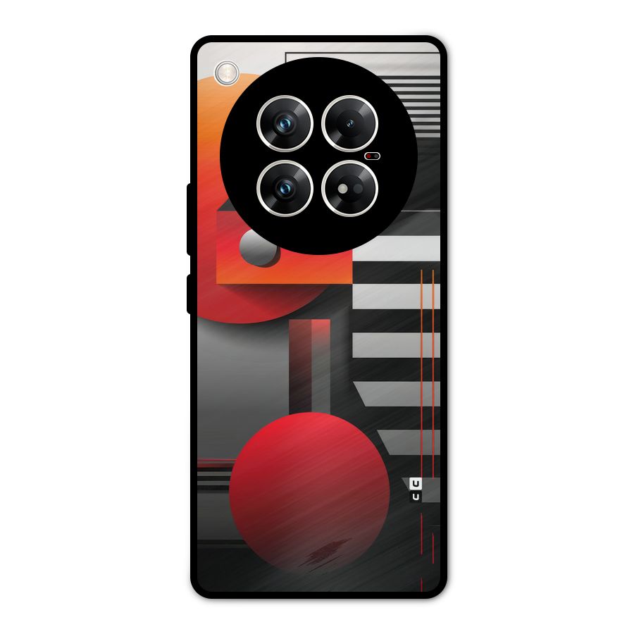 Geometrical Marvel Metal Back Case for Infinix Zero 40 5G