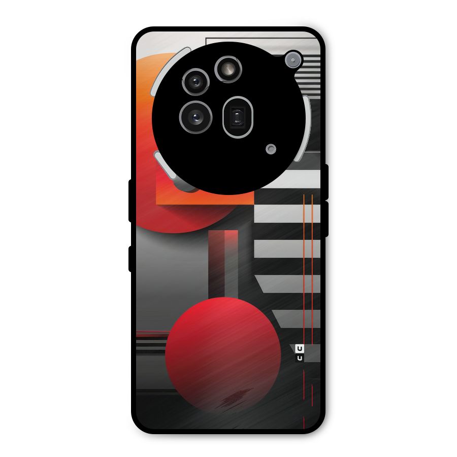 Geometrical Marvel Metal Back Case for Nothing Phone 3a Pro