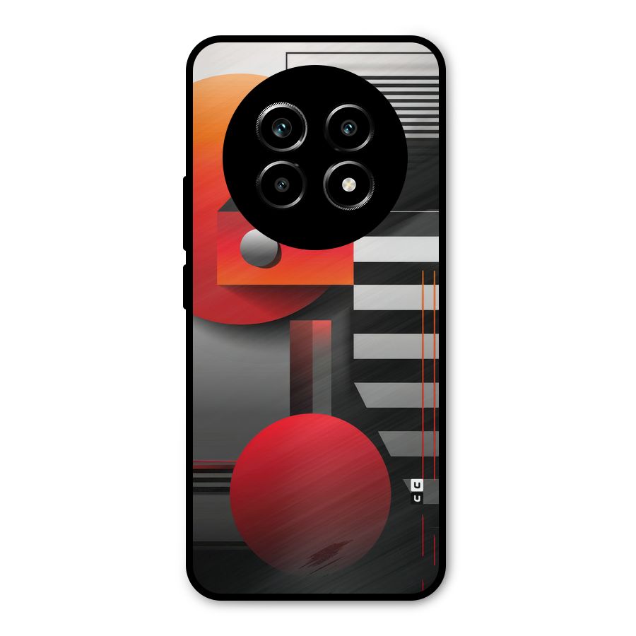 Geometrical Marvel Metal Back Case for Realme 13 Pro