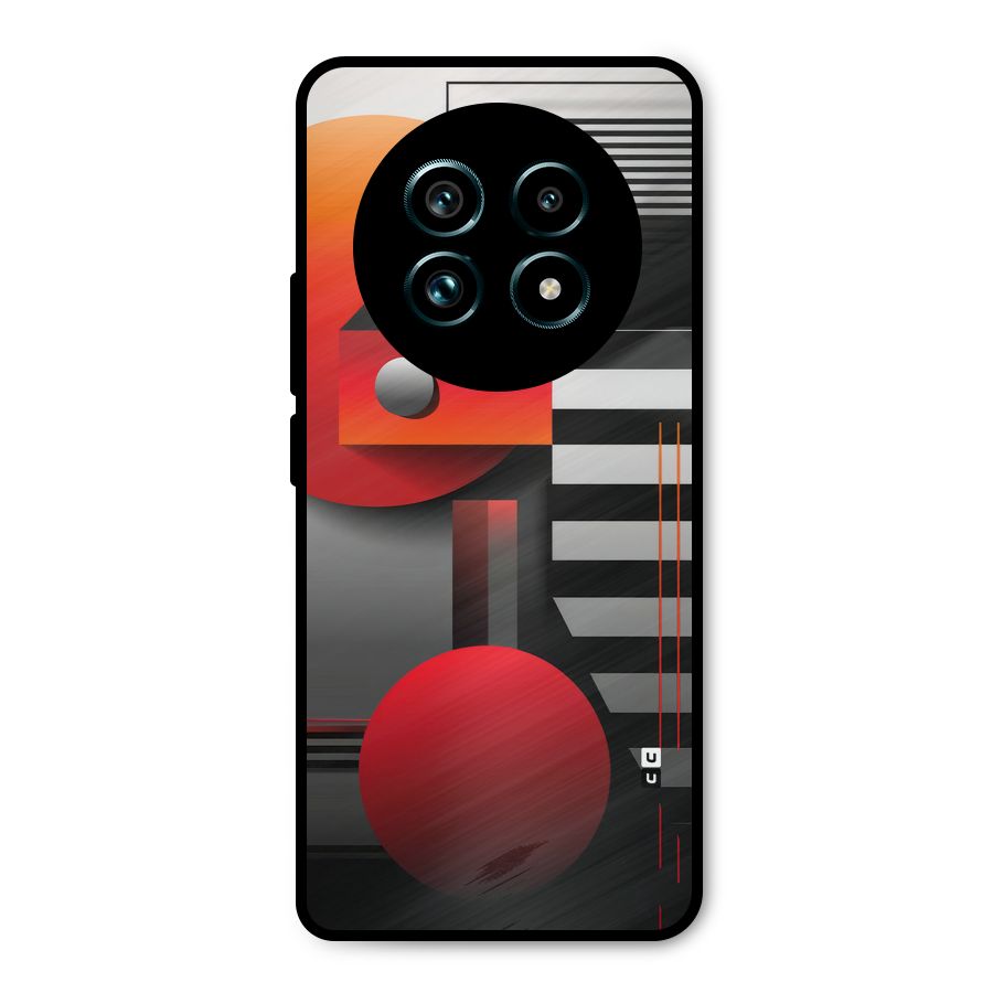 Geometrical Marvel Metal Back Case for Realme 13 Pro Plus
