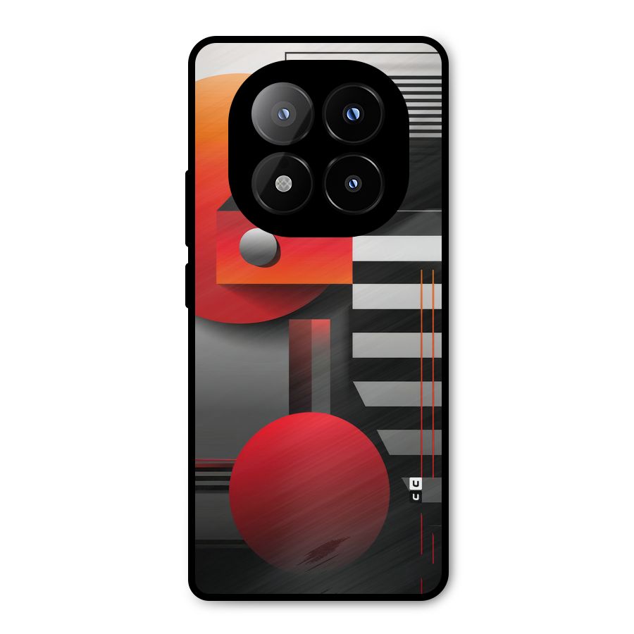 Geometrical Marvel Metal Back Case for Redmi Note 14 Pro Plus 5G