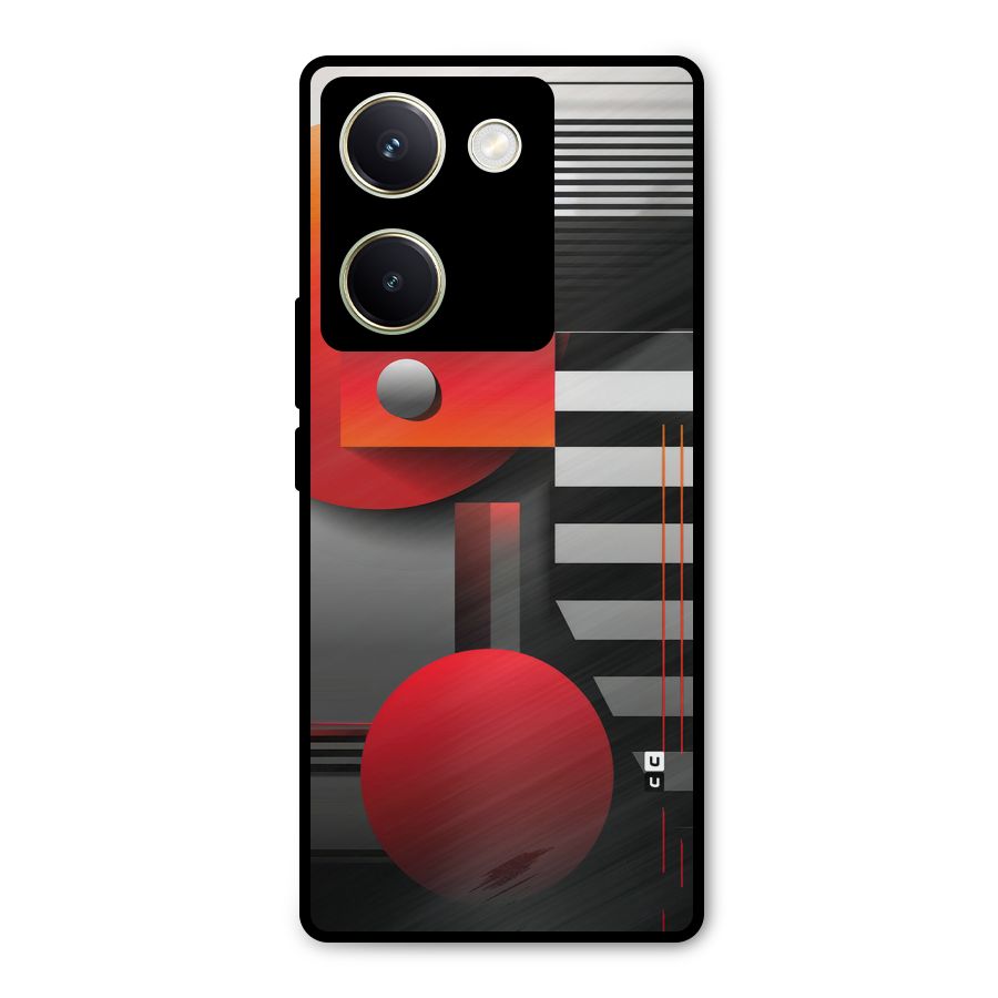 Geometrical Marvel Metal Back Case for Vivo Y200 Pro