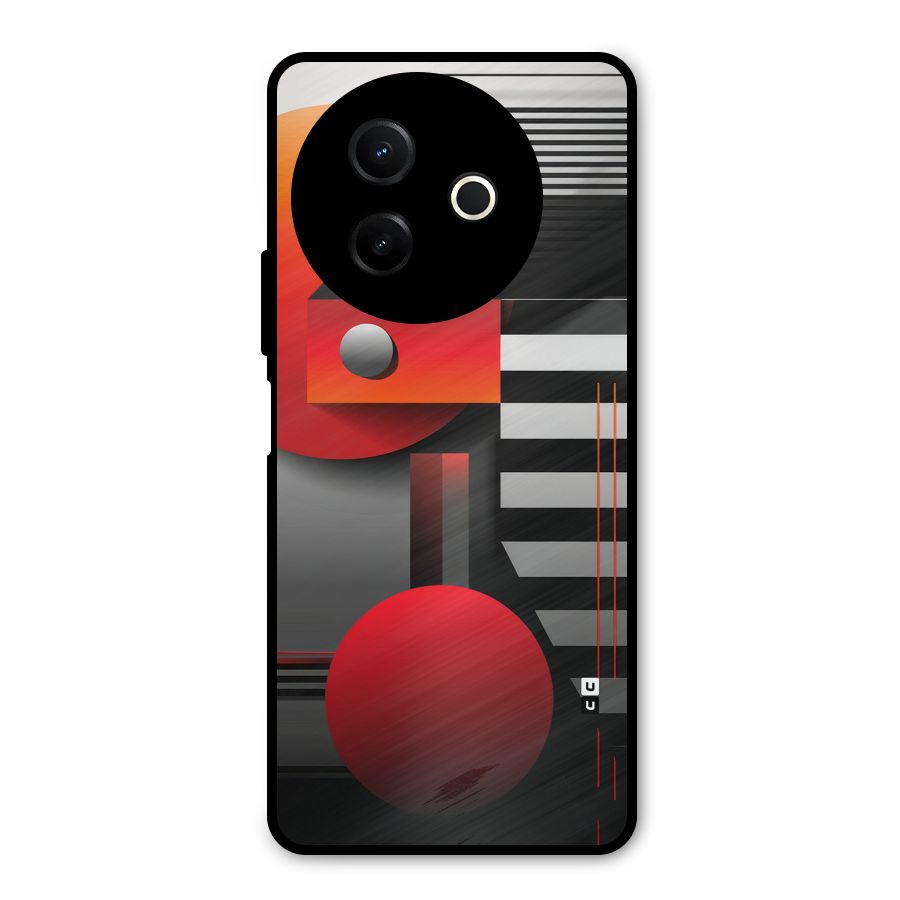 Geometrical Marvel Metal Back Case for Vivo Y39