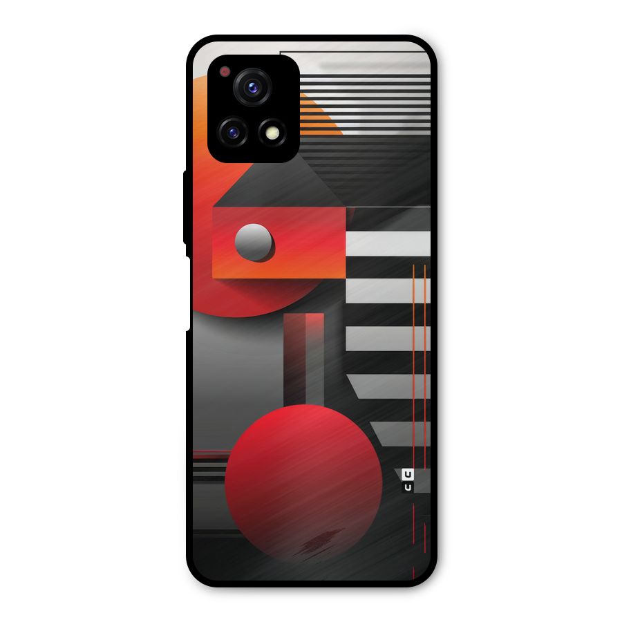 Geometrical Marvel Metal Back Case for Vivo Y72 5G