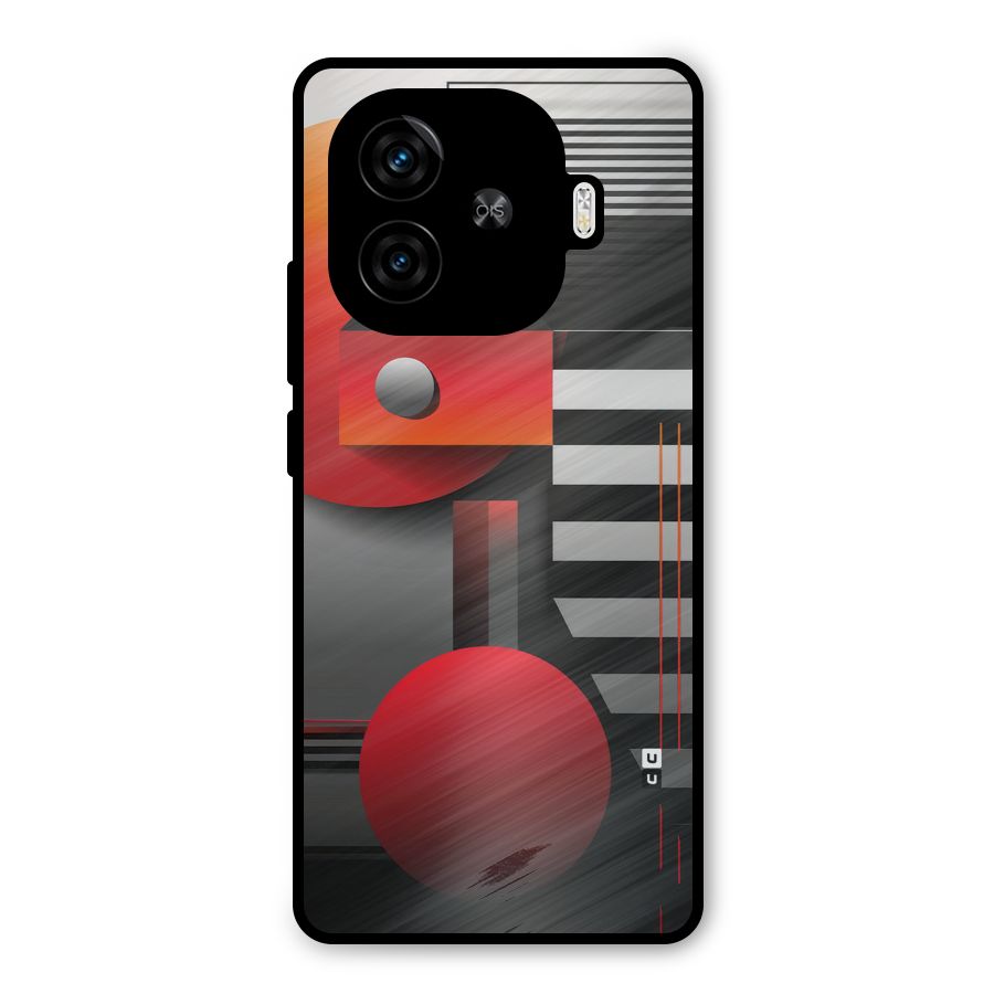 Geometrical Marvel Metal Back Case for iQOO Neo 10R