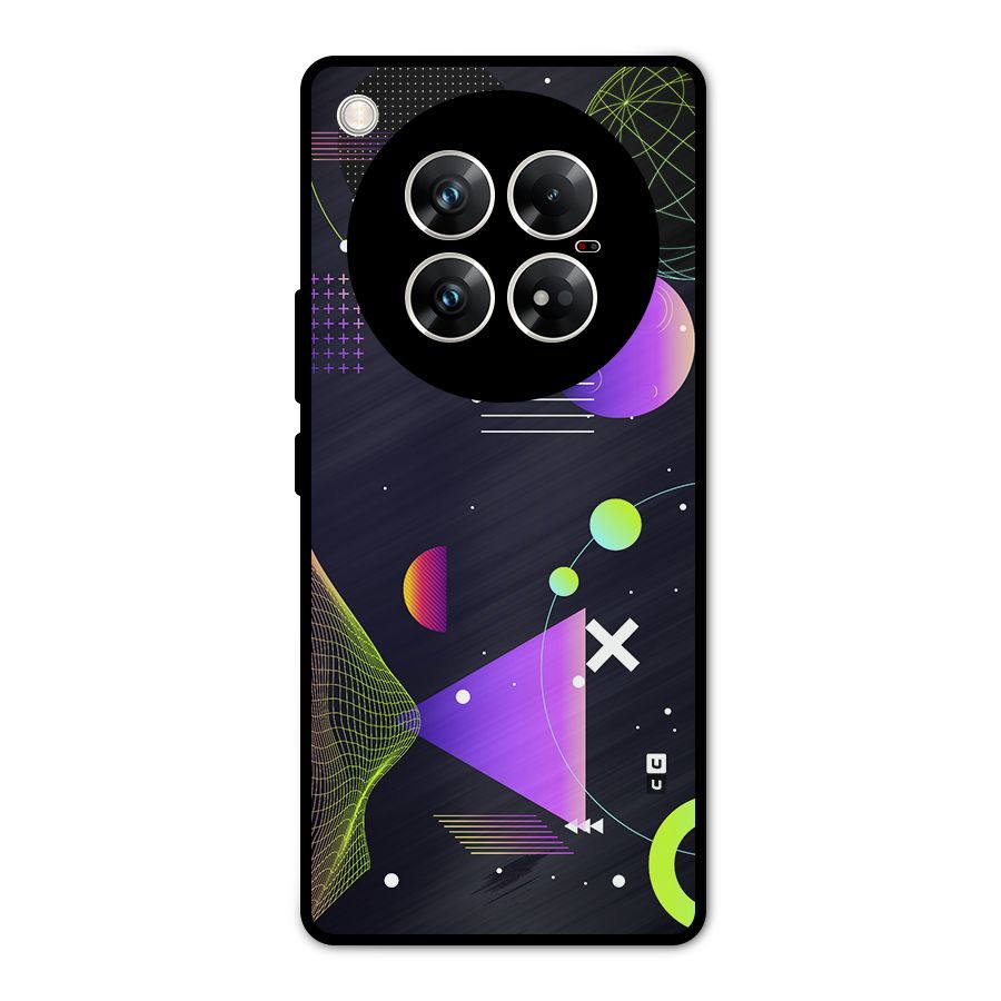 Geometrical Wireframe Metal Back Case for Infinix Zero 40 5G