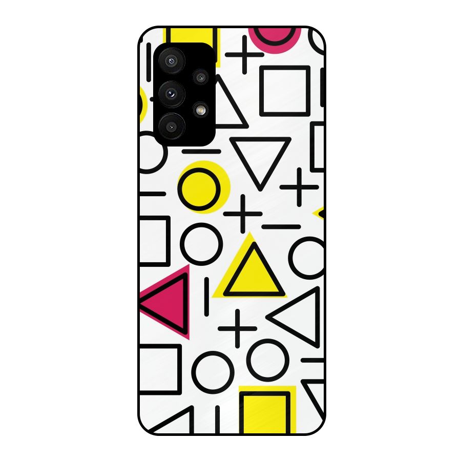 Geometry Pattern Metal Back Case for Galaxy A23