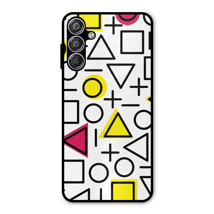 Geometry Pattern Metal Back Case for Galaxy F15