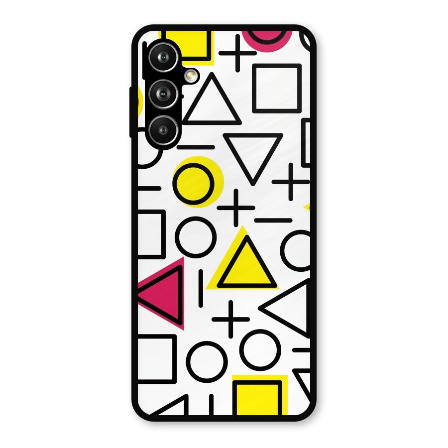 Geometry Pattern Metal Back Case for Galaxy F54