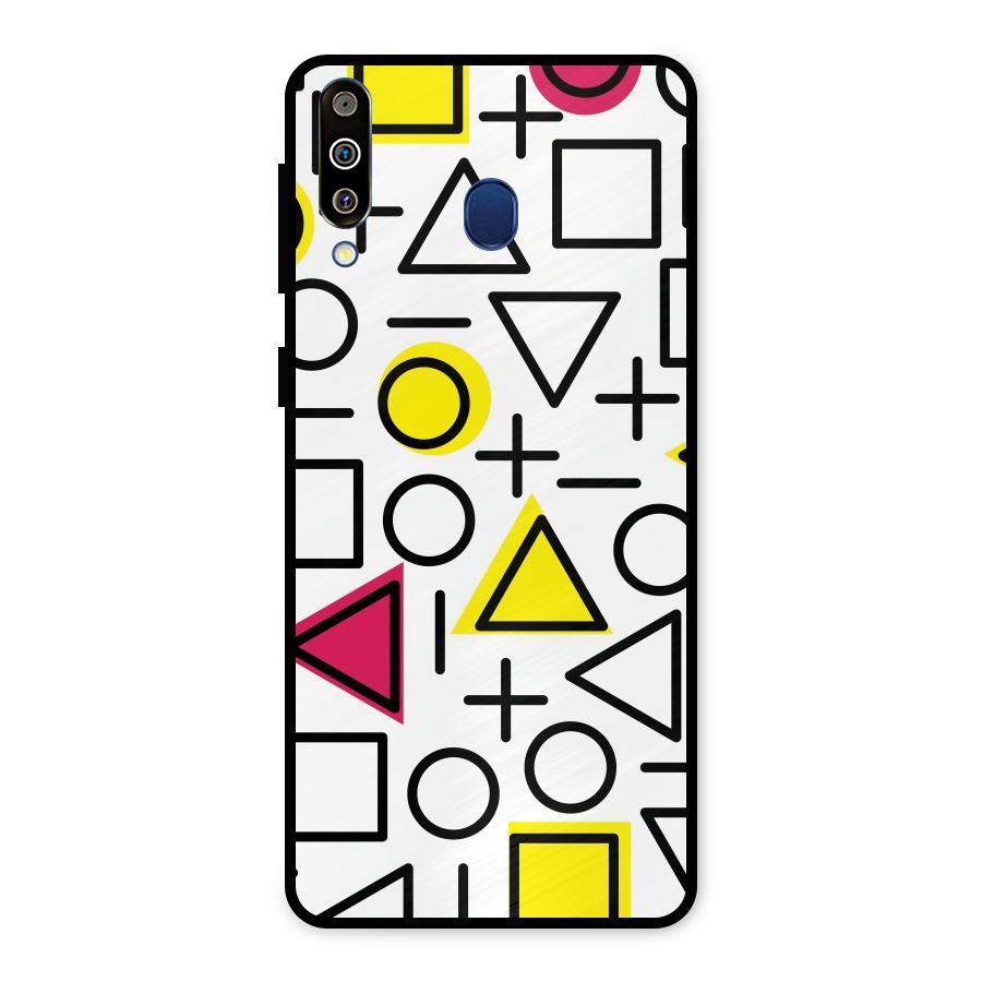 Geometry Pattern Metal Back Case for Galaxy M30