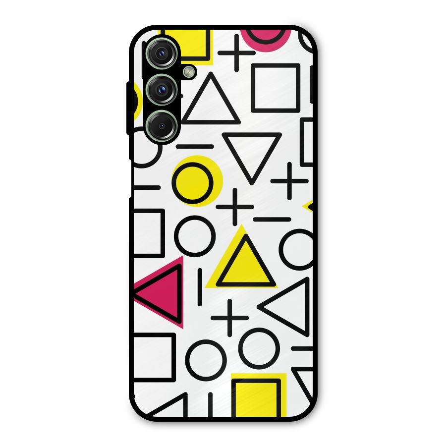 Geometry Pattern Metal Back Case for Galaxy M34