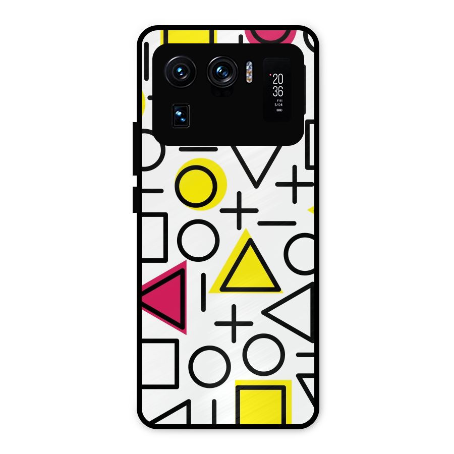 Geometry Pattern Metal Back Case for Mi 11 Ultra