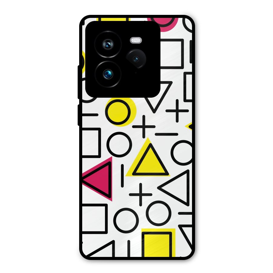 Geometry Pattern Metal Back Case for Realme GT 7 Pro