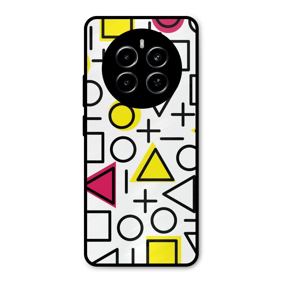 Geometry Pattern Metal Back Case for Realme P1