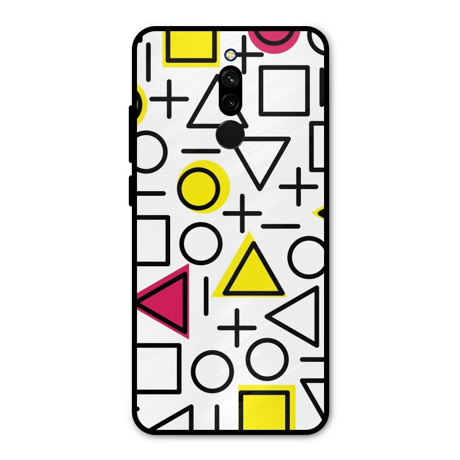 Geometry Pattern Metal Back Case for Redmi 8
