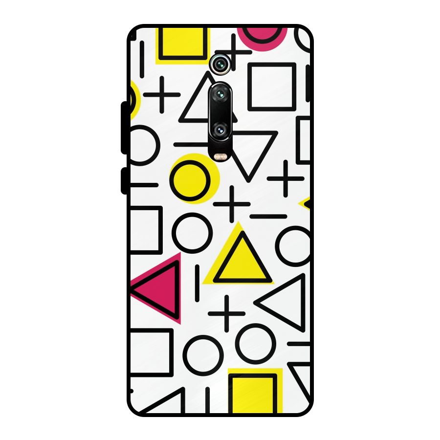 Geometry Pattern Metal Back Case for Redmi K20 Pro